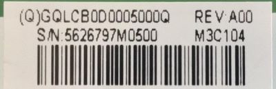 MAIN PARA MONITOR DELL / NUMERO DE PARTE GQLCB0D000 / 715GB789-M0D-B00-0H5K / 5626797M0500 / PANEL TPM315WQ1-DVR02 REV:0D0A / DISPLAY M315DVR02.0 / MODELO S3222DGM - Imagen 4